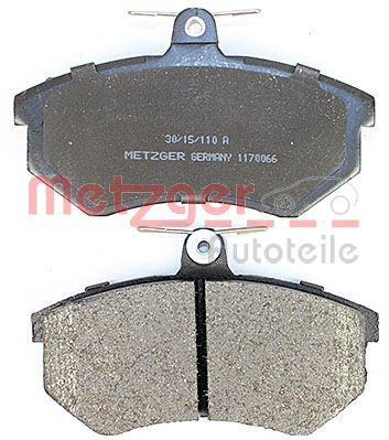 METZGER 1170066 GREENPARTS Bremsbelagsatz, Scheibenbremse